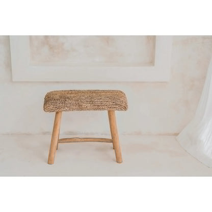 De Raffia Bench - natuurlijk