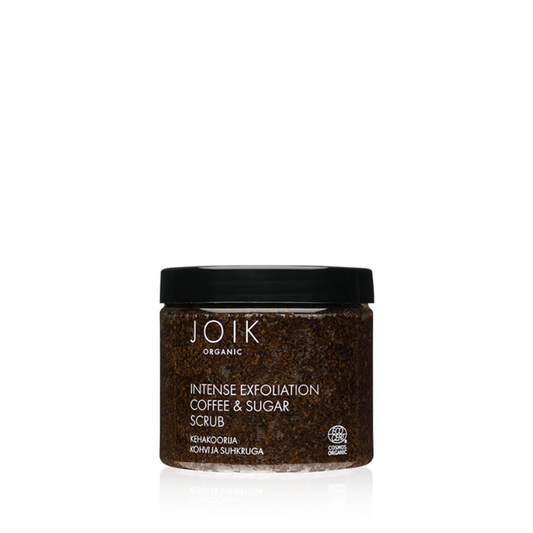 JOIK Organic Vegan Intense Exfoliation Coffee & Sugar Scrub 180gr