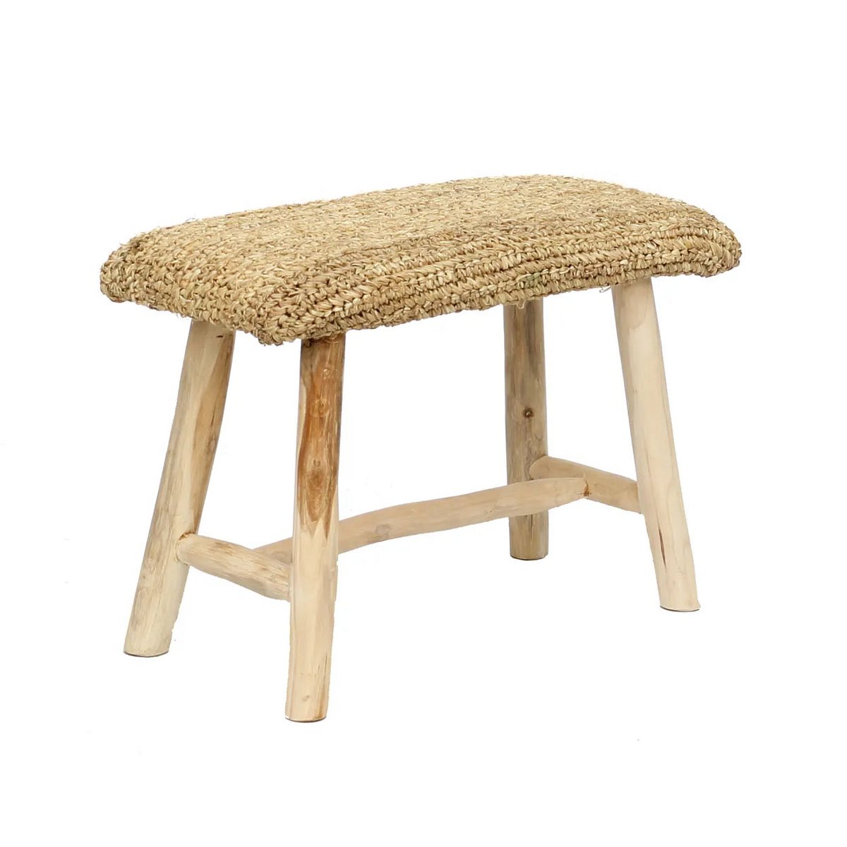 De Raffia Bench - natuurlijk