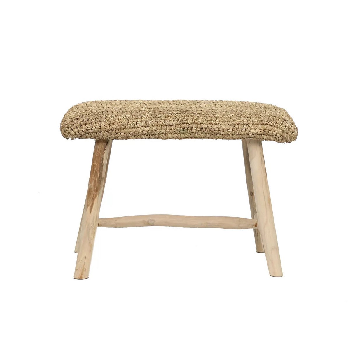 De Raffia Bench - natuurlijk